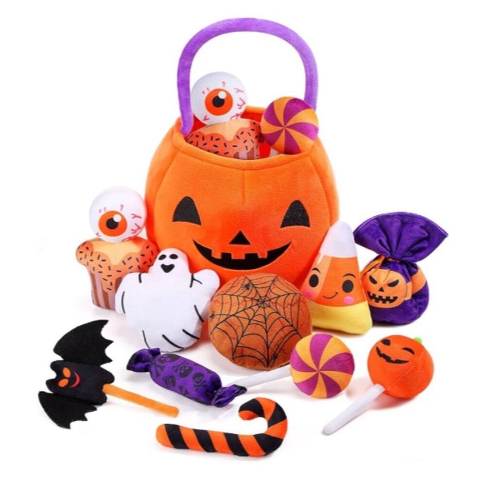 P.L.A.Y. Halloween Plush Bat Toy‎ Glow in the Dark Medium Multicolor